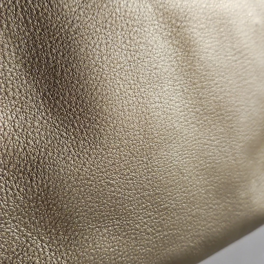 Coach Shimmering Gold Leather Pouch - Picture 6 of 6